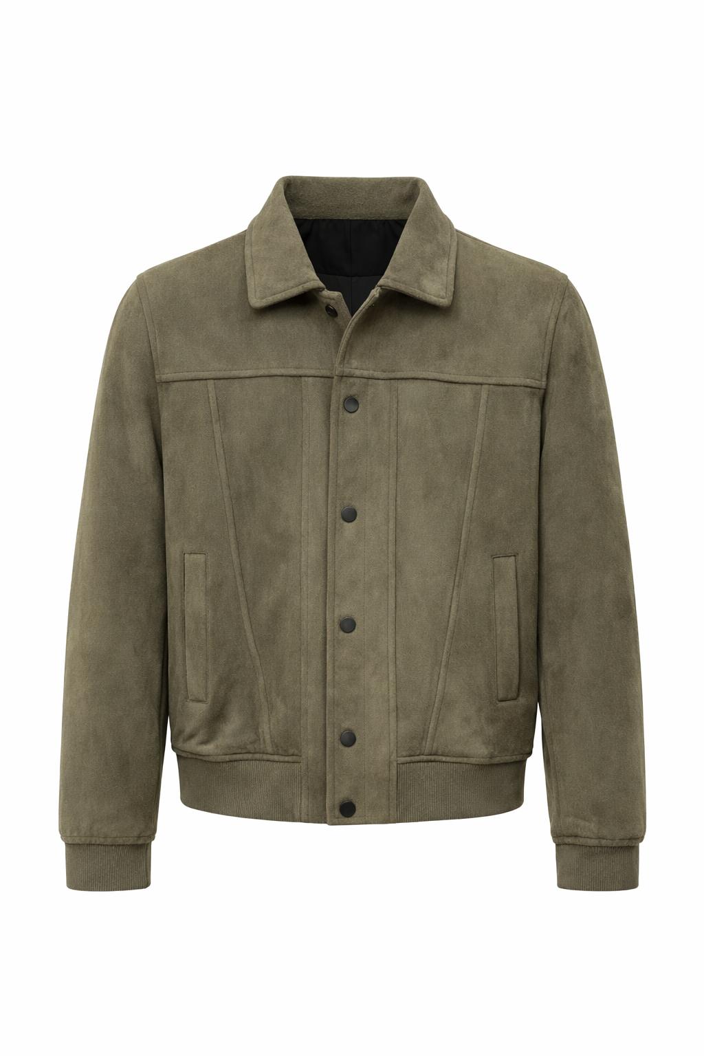 Giacca Uomo Effetto Scamosciato Urban Fit